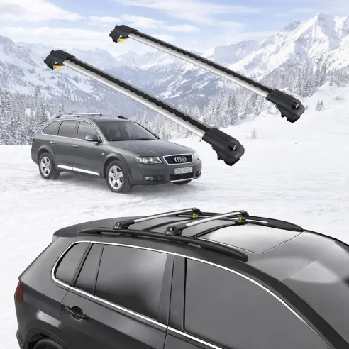 AUDI A6 ALLROAD (C5) STATIONWAGON 1999-2005 5dr Raised Rails Air1 Bars