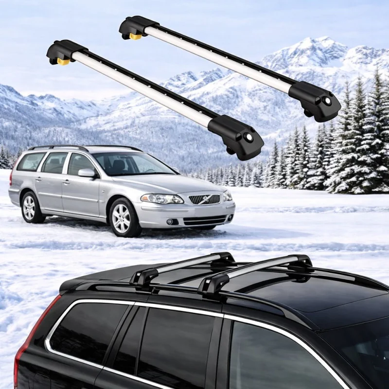 VOLVO V70 (P2) STATIONWAGON 2000-2007 5dr Raised Rails Air1 Bars