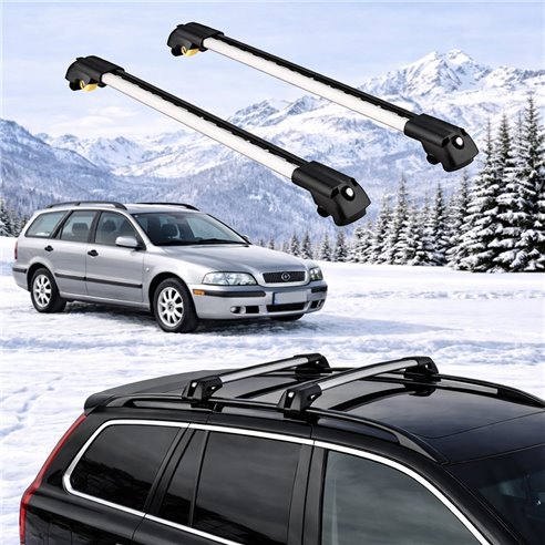 VOLVO V40 (P1) STATIONWAGON 1995-2004 5dr Raised Rails Air1 Bars