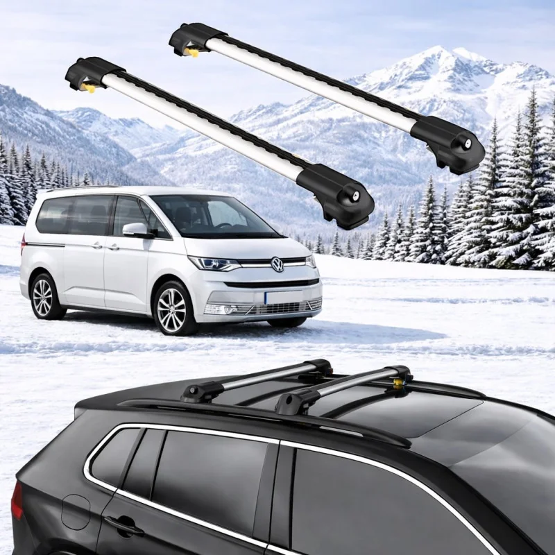 VOLKSWAGEN TRANSPORTER (T7) 2023-2025 4dr Raised Rails Air1 Bars