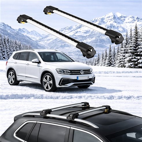 VOLKSWAGEN TIGUAN (AD/BW) 2016-2023 5dr Raised Rails Air1 Bars