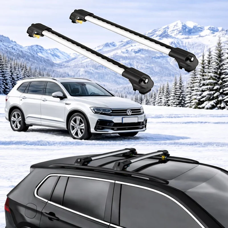 VOLKSWAGEN TIGUAN ALLSPACE (AD/BW) 2018-2023 5dr Raised Rails Air1 Bars