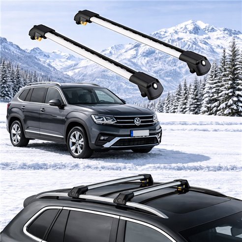 VOLKSWAGEN TERAMONT 2018-2025 5dr Raised Rails Air1 Bars