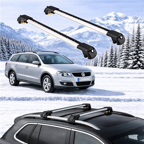 VOLKSWAGEN PASSAT VARIANT (B6) STATIONWAGON 2005-2010 5dr Raised Rails Air1 Bars