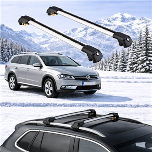VOLKSWAGEN PASSAT ALLTRACK (B7) STATIONWAGON 2012-2015 5dr Raised Rails Air1 Bars