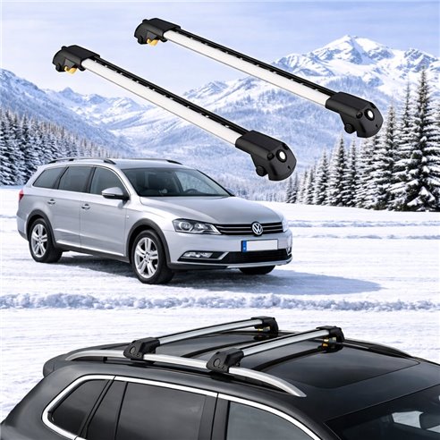 VOLKSWAGEN PASSAT VARIANT (B7) STATIONWAGON 2010-2014 5dr Raised Rails Air1 Bars