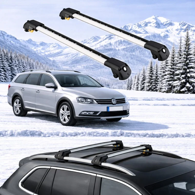 VOLKSWAGEN PASSAT VARIANT (B7) STATIONWAGON 2010-2014 5dr Raised Rails Air1 Bars