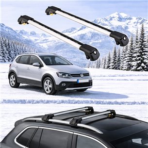 VOLKSWAGEN POLO CROSS 2010-2017 5dr Raised Rails Air1 Bars