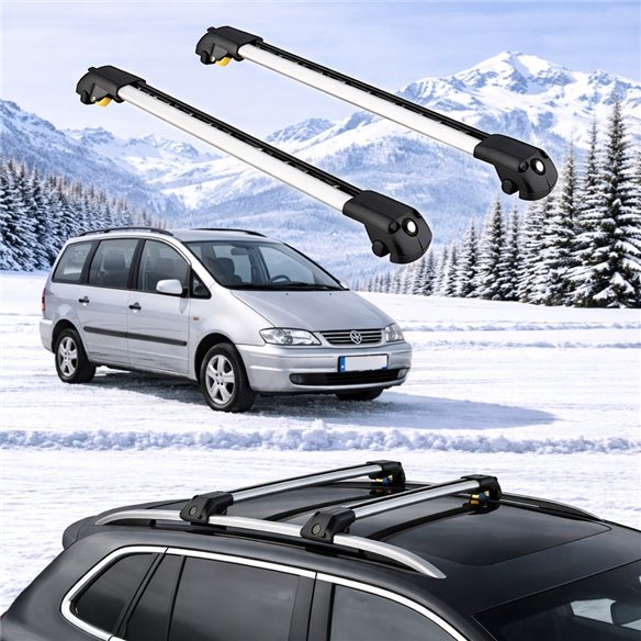 VOLKSWAGEN SHARAN (I) 1996-2000 5dr Raised Rails Air1 Bars