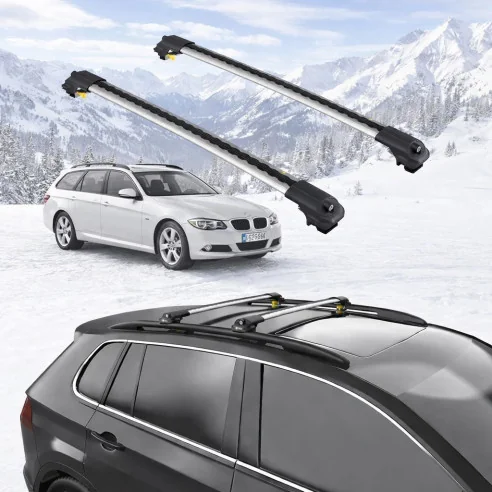 BMW 3-SERIES TOURING (E91) STATIONWAGON 2006-2012 5dr Raised Rails Air1 Bars