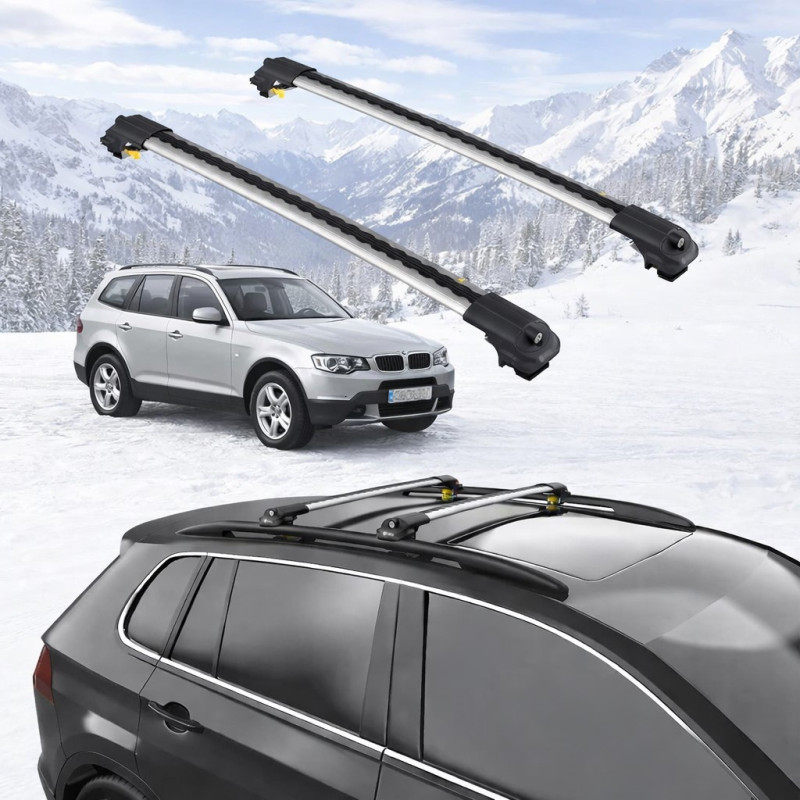 BMW X3 (E83) 2003-2010 5dr Raised Rails Air1 Bars