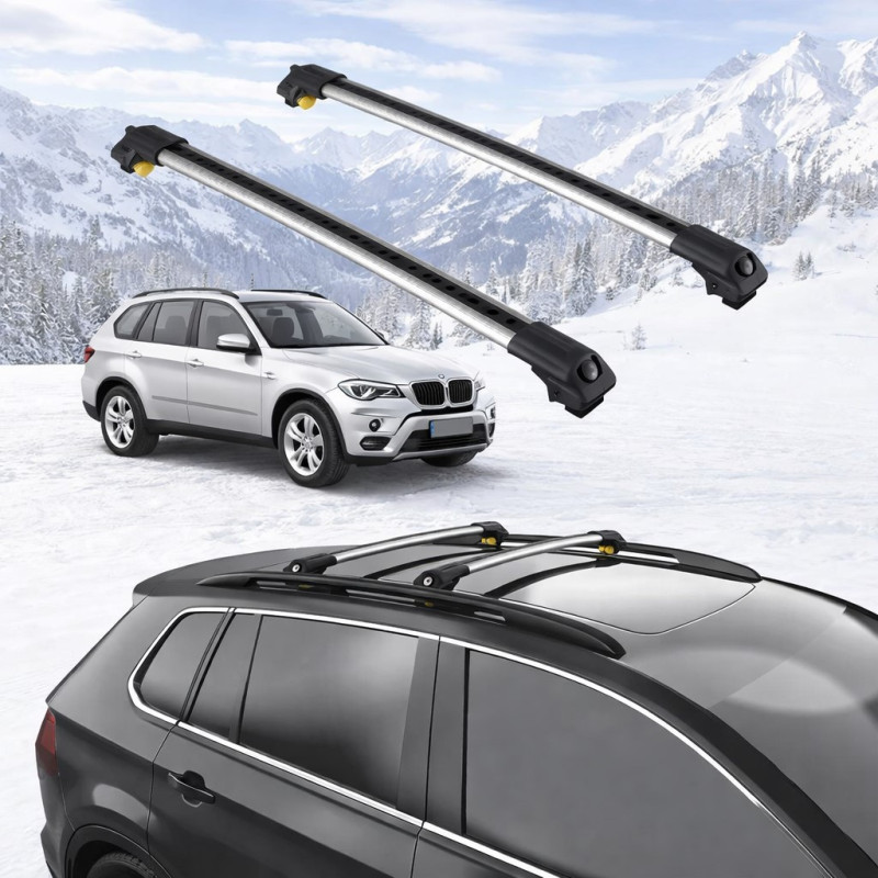 BMW X5 (E70) 2008-2013 5dr Raised Rails Air1 Bars