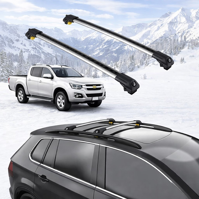 CHEVROLET D-MAX (RT85) 2016-2019 4dr Raised Rails Air1 Bars