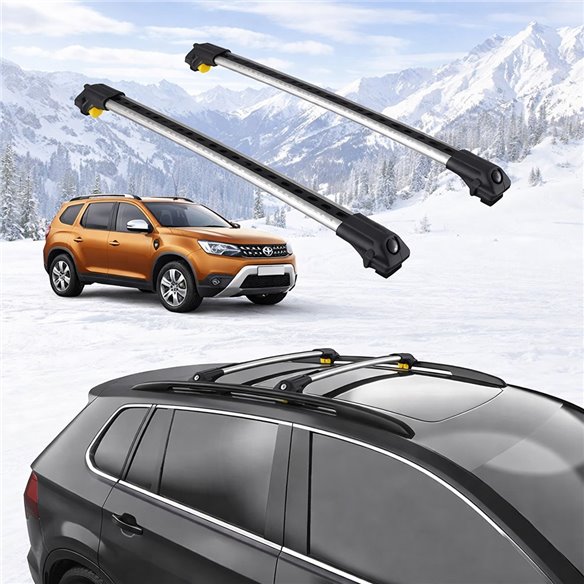 DACIA DUSTER (HM) 2018-2022 5dr Raised Rails Air1 Bars