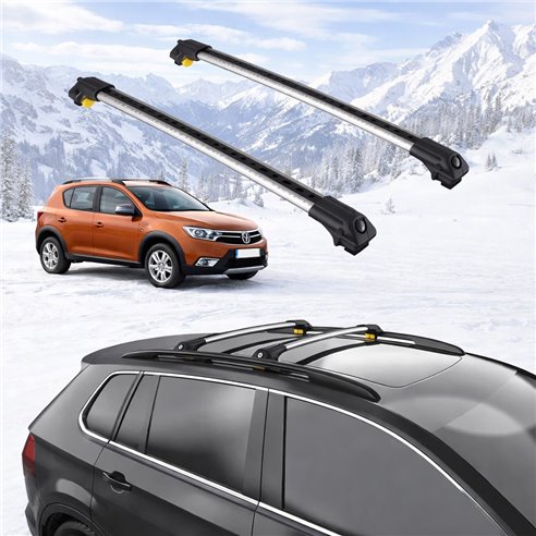 DACIA SANDERO STEPWAY (B8) 2013-2020 5dr Raised Rails Air1 Bars