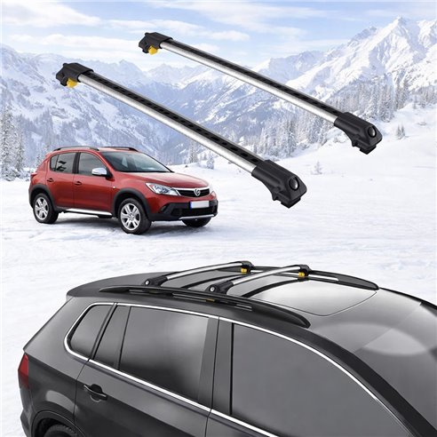 DACIA SANDERO STEPWAY (BS) 2007-2012 5dr Raised Rails Air1 Bars