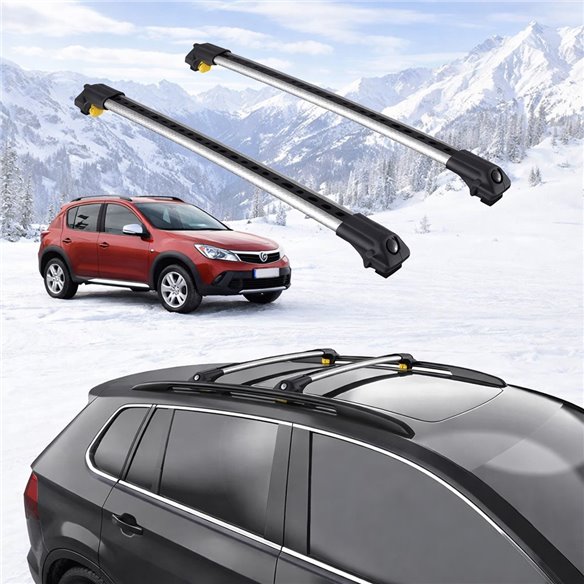 DACIA SANDERO STEPWAY (BS) 2007-2012 5dr Raised Rails Air1 Bars