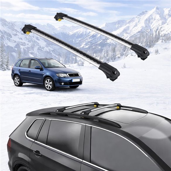 SKODA FABIA (6Y) 1999-2007 5dr Raised Rails Air1 Bars