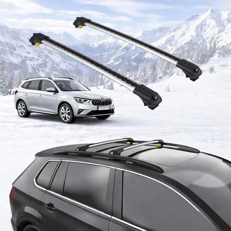 SKODA KAMIQ 2019-2025 5dr Raised Rails Air1 Bars