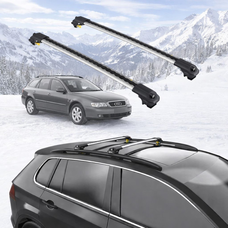 AUDI A4 AVANT (B5) STATIONWAGON 1996-2001 5dr Raised Rails Air1 Bars
