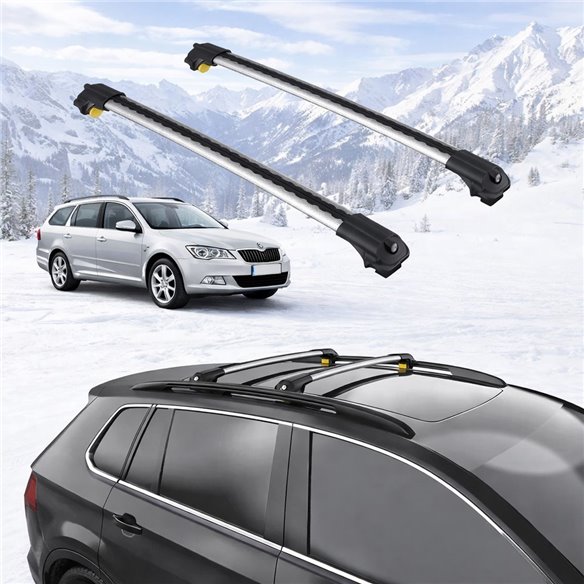SKODA OCTAVIA (1Z )STATIONWAGON 2004-2012 5dr Raised Rails Air1 Bars