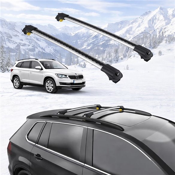 SKODA KODIAQ (NS7) 2017-2023 5dr Raised Rails Air1 Bars