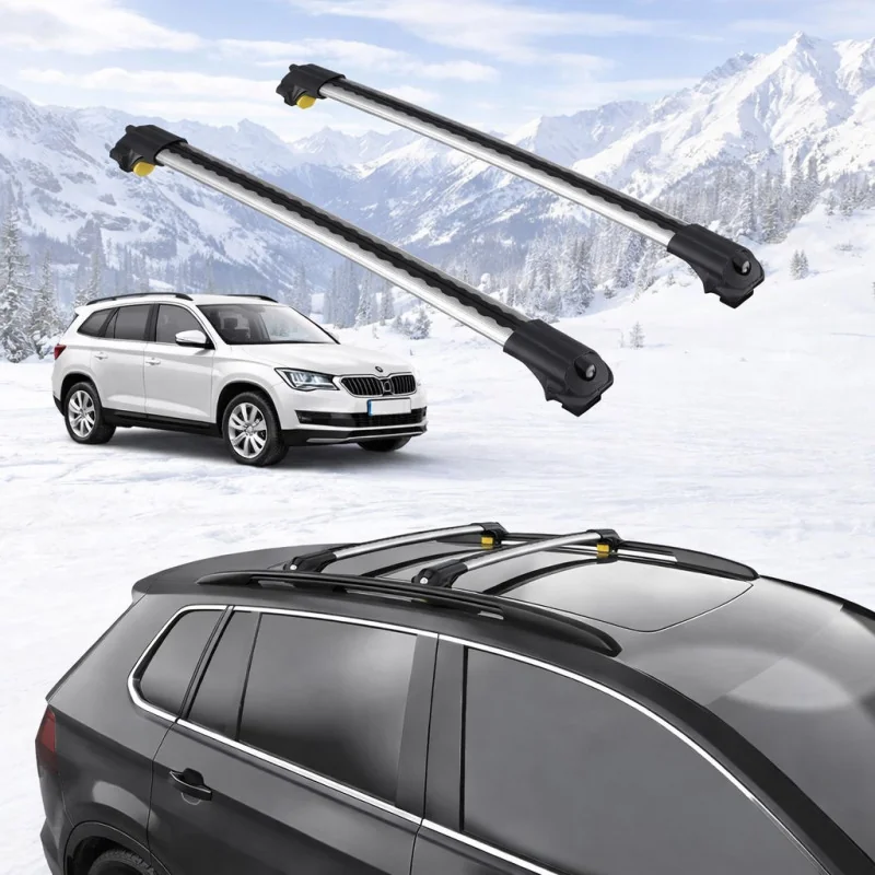 SKODA KODIAQ (NS7) 2017-2023 5dr Raised Rails Air1 Bars