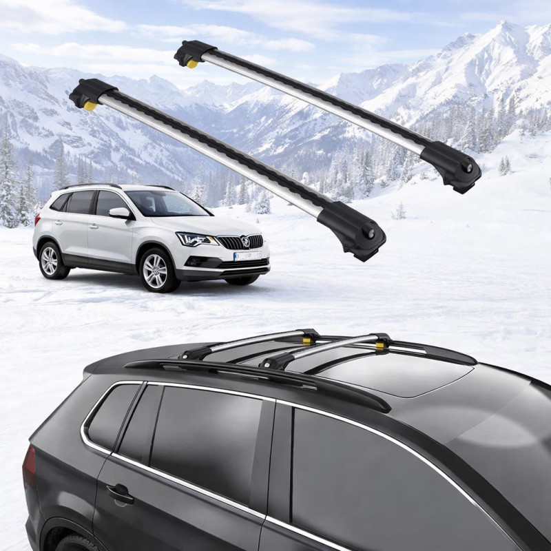SKODA KAROQ 2017-2025 5dr Raised Rails Air1 Bars