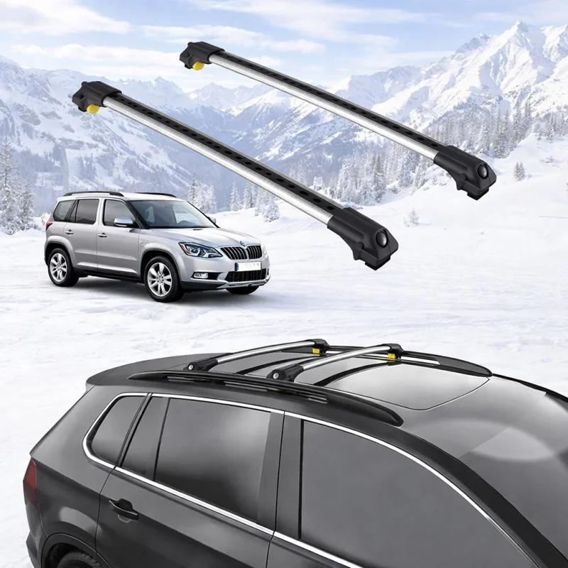 SKODA YETI (5L) 2009-2017 5dr Raised Rails Air1 Bars