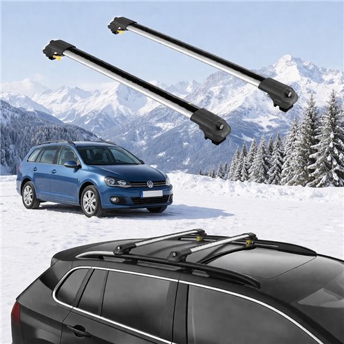 VOLKSWAGEN GOLF (MK5) STATIONWAGON 2007-2009 5dr Raised Rails Air1 Bars
