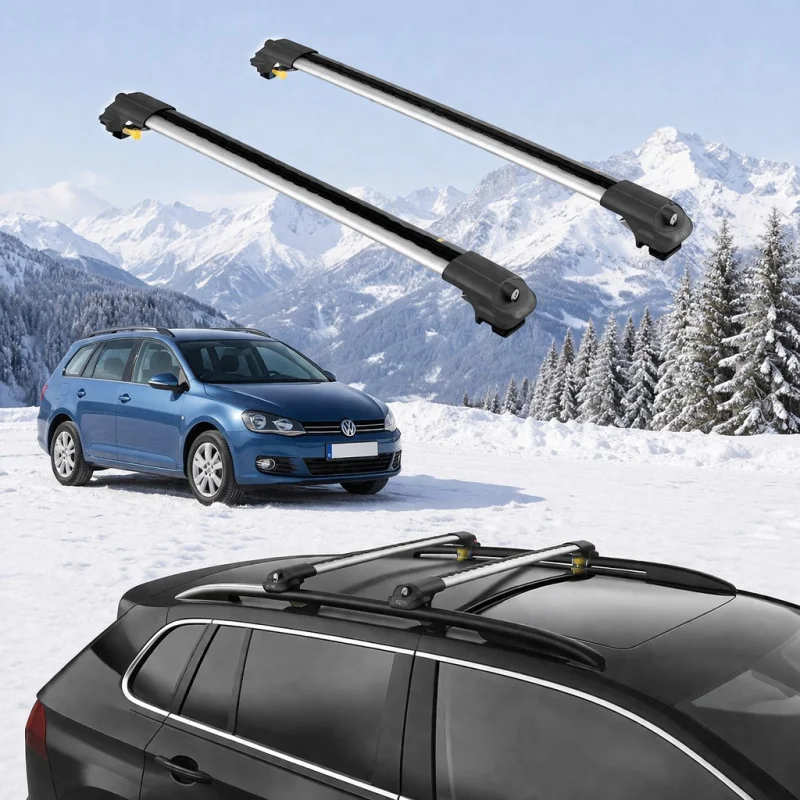 VOLKSWAGEN GOLF (MK5) STATIONWAGON 2007-2009 5dr Raised Rails Air1 Bars