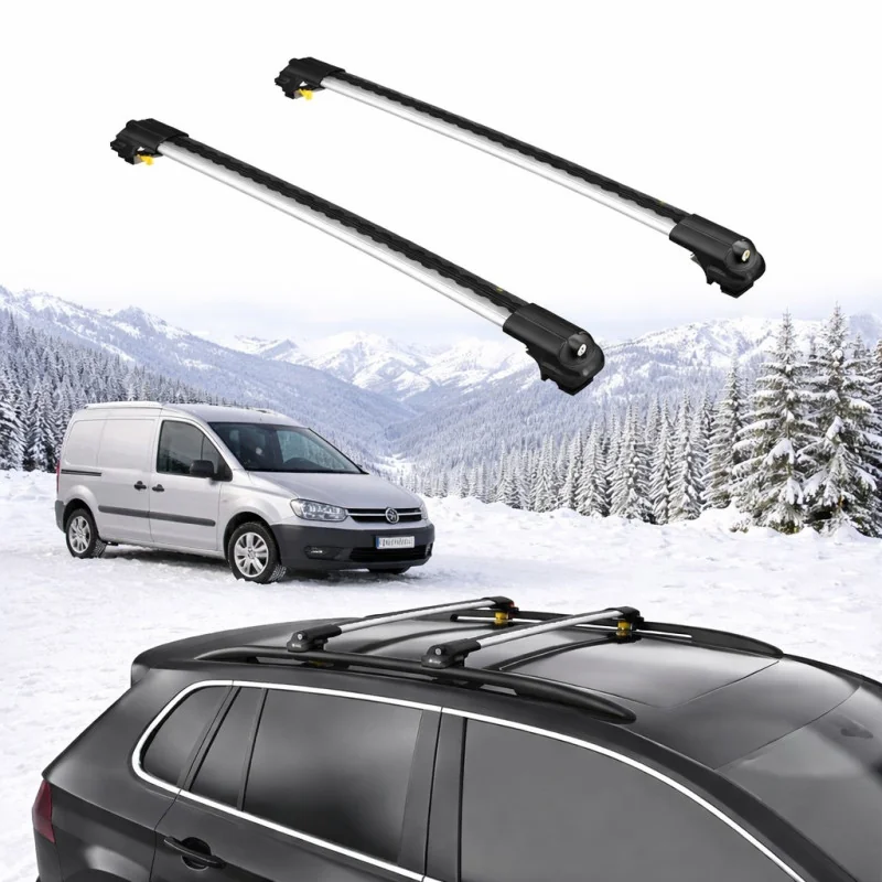VOLKSWAGEN CADDY (2K) 2003-2019 5dr Raised Rails Air1 Bars