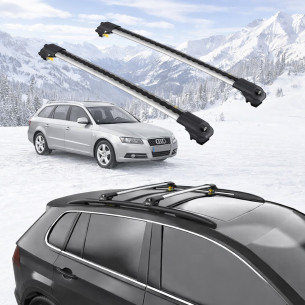 AUDI A4 AVANT (B7) STATIONWAGON 2005-2007 5dr Raised Rails Air1 Bars