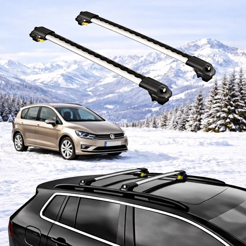 VOLKSWAGEN GOLF SPORTSVAN 2014-2017 5dr Raised Rails Air1 Bars