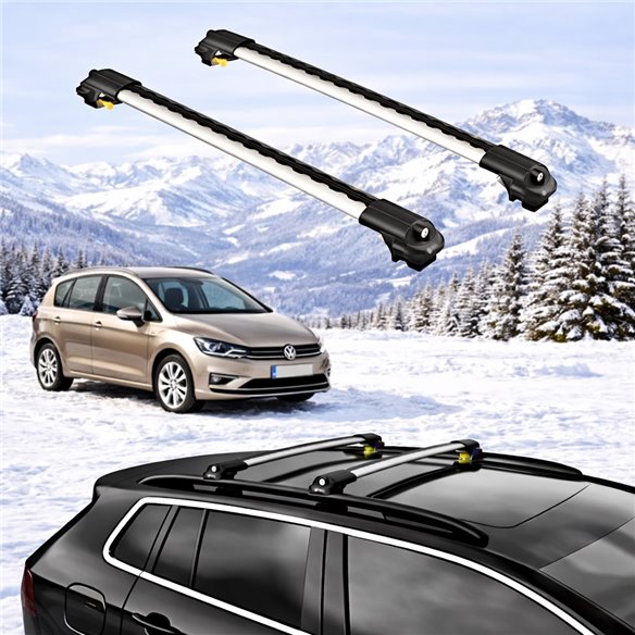 VOLKSWAGEN GOLF SPORTSVAN 2014-2017 5dr Raised Rails Air1 Bars