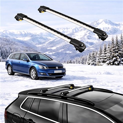 VOLKSWAGEN GOLF VARIANT (Mk7-5G) STATIONWAGON 2012-2020 5dr Raised Rails Air1 Bars