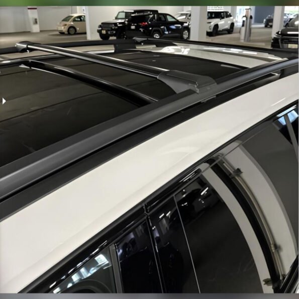 To Fits Mercedes GLB 250 2020-2022 Roof Rack Cross Bars Rails Black 2pcs-Luggage Rack Carrier Raised Roof Rails Aluminum